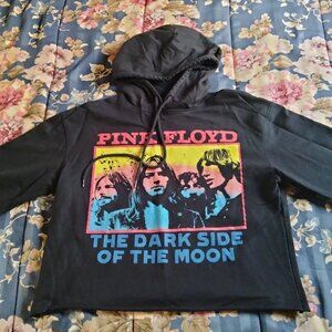Pink Floyd The Dark Side of the Moon Women's Extra Small (XS) Cropped Hoodie